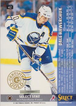 1994-95 Select - Certified Gold #42 Dale Hawerchuk Back
