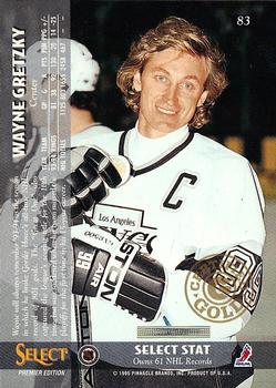 1994-95 Select - Certified Gold #83 Wayne Gretzky Back