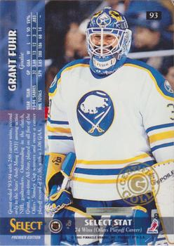 1994-95 Select - Certified Gold #93 Grant Fuhr Back