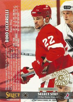 1994-95 Select - Certified Gold #118 Dino Ciccarelli Back