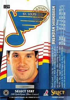1994-95 Select - Certified Gold #129 Brendan Shanahan Back
