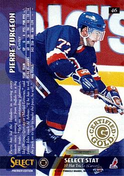 1994-95 Select - Certified Gold #46 Pierre Turgeon Back