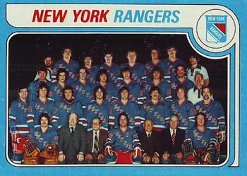 1979-80 Topps #254 New York Rangers Front