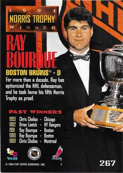1994-95 Stadium Club - Super Teams Stanley Cup Champion #267 Ray Bourque Back