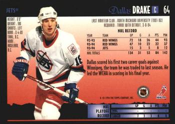 1994-95 Topps Premier - Special Effects #64 Dallas Drake Back