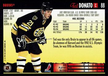 1994-95 Topps Premier - Special Effects #88 Ted Donato Back