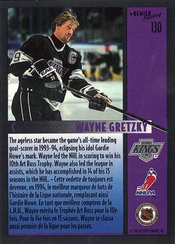 1994-95 Topps Premier - Special Effects #130 Wayne Gretzky Back