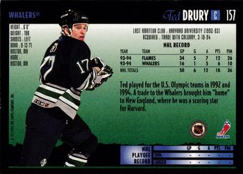 1994-95 Topps Premier - Special Effects #157 Ted Drury Back