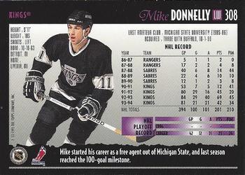 1994-95 Topps Premier - Special Effects #308 Mike Donnelly Back