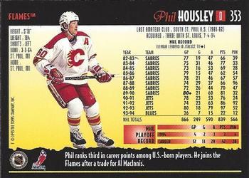 1994-95 Topps Premier - Special Effects #353 Phil Housley Back