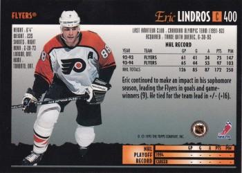 1994-95 Topps Premier - Special Effects #400 Eric Lindros Back