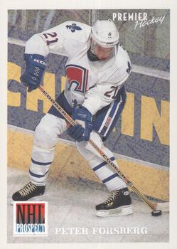 1994-95 Topps Premier - Special Effects #425 Peter Forsberg Front