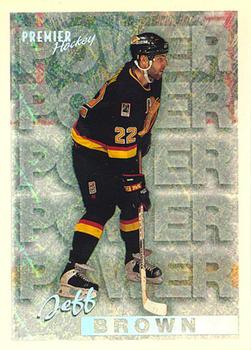 1994-95 Topps Premier - Special Effects #487 Jeff Brown Front