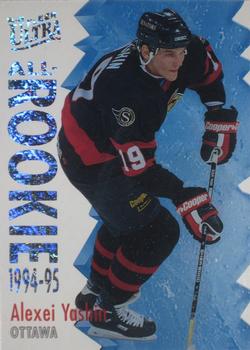 1994-95 Ultra - All-Rookies Sparkling Silver #10 Alexei Yashin Front