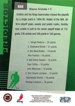 1994-95 Upper Deck - Predictors Retail Exchange #R59 Wayne Gretzky Back