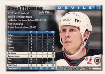 1995-96 Bowman - Foil #19 Steve Thomas Back