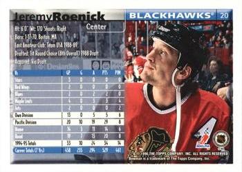 1995-96 Bowman - Foil #20 Jeremy Roenick Back