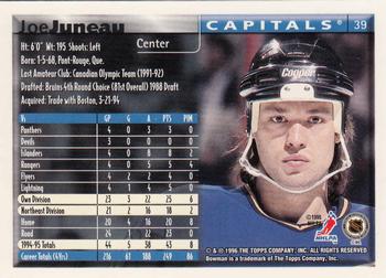 1995-96 Bowman - Foil #39 Joe Juneau Back
