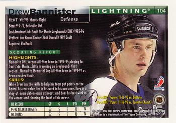 1995-96 Bowman - Foil #104 Drew Bannister Back