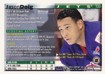 1995-96 Bowman - Foil #120 Jason Doig Back