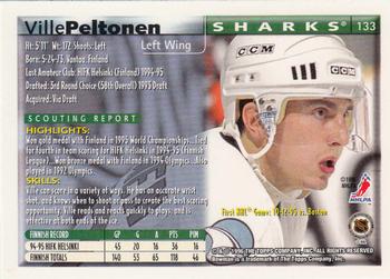1995-96 Bowman - Foil #133 Ville Peltonen Back