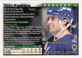 1995-96 Bowman - Foil #134 Peter Ferraro Back