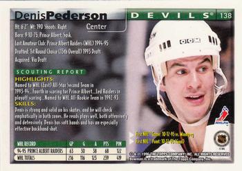 1995-96 Bowman - Foil #138 Denis Pederson Back