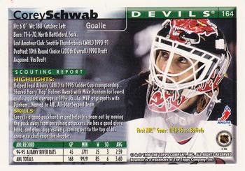 1995-96 Bowman - Foil #164 Corey Schwab Back
