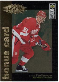 1995-96 Collector's Choice - You Crash the Game Gold Bonus #C2 Sergei Fedorov Front