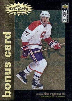 1995-96 Collector's Choice - You Crash the Game Gold Bonus #C15 Pierre Turgeon Front
