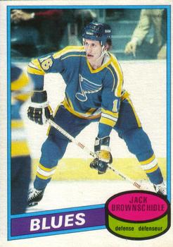 1980-81 O-Pee-Chee #101 Jack Brownschidle Front