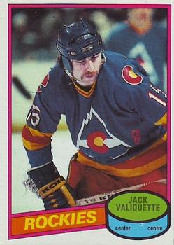 1980-81 O-Pee-Chee #108 Jack Valiquette Front