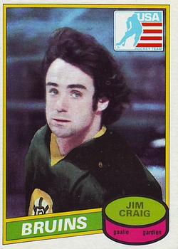 1980-81 O-Pee-Chee #22 Jim Craig Front