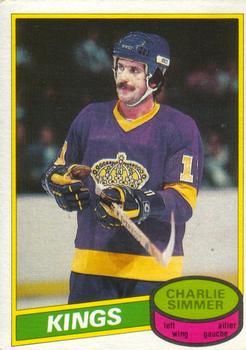 1980-81 O-Pee-Chee #240 Charlie Simmer Front