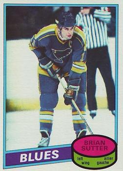 1980-81 O-Pee-Chee #244 Brian Sutter Front