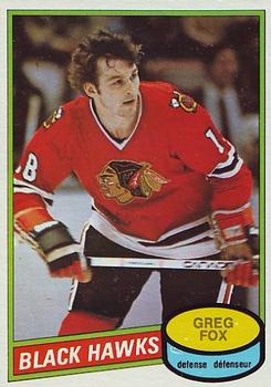 1980-81 O-Pee-Chee #268 Greg Fox Front