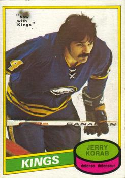 1980-81 O-Pee-Chee #300 Jerry Korab Front