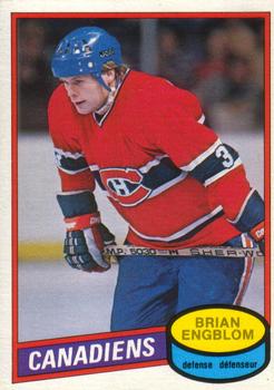 1980-81 O-Pee-Chee #304 Brian Engblom Front