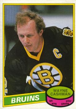 1980-81 O-Pee-Chee #318 Wayne Cashman Front