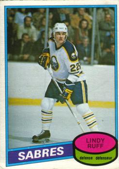 1980-81 O-Pee-Chee #319 Lindy Ruff Front