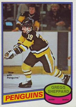 1980-81 O-Pee-Chee #325 Gregg Sheppard Front
