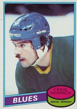1980-81 O-Pee-Chee #53 Craig Norwich Front