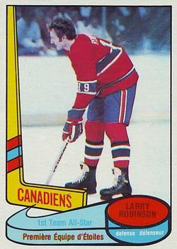 1980-81 O-Pee-Chee #84 Larry Robinson Front