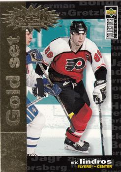 1995-96 Collector's Choice - You Crash the Game Gold Exchange #C4 Eric Lindros Front