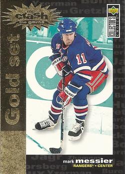 1995-96 Collector's Choice - You Crash the Game Gold Exchange #C6 Mark Messier Front