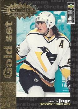 1995-96 Collector's Choice - You Crash the Game Gold Exchange #C7 Jaromir Jagr Front
