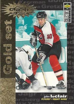 1995-96 Collector's Choice - You Crash the Game Gold Exchange #C23 John LeClair Front