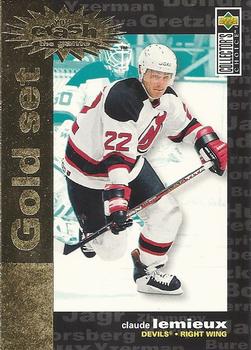 1995-96 Collector's Choice - You Crash the Game Gold Exchange #C28 Claude Lemieux Front