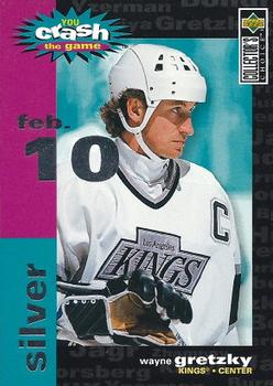 1995-96 Collector's Choice - You Crash the Game Silver #C3 Wayne Gretzky Front