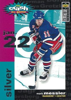 1995-96 Collector's Choice - You Crash the Game Silver #C6 Mark Messier Front